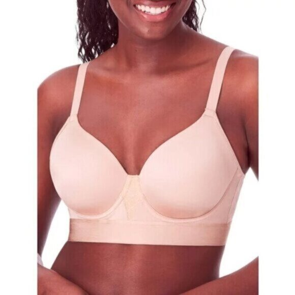New Bali One Smooth U Bounce Control Underwire Bra 42DDD - Picture 1 of 12